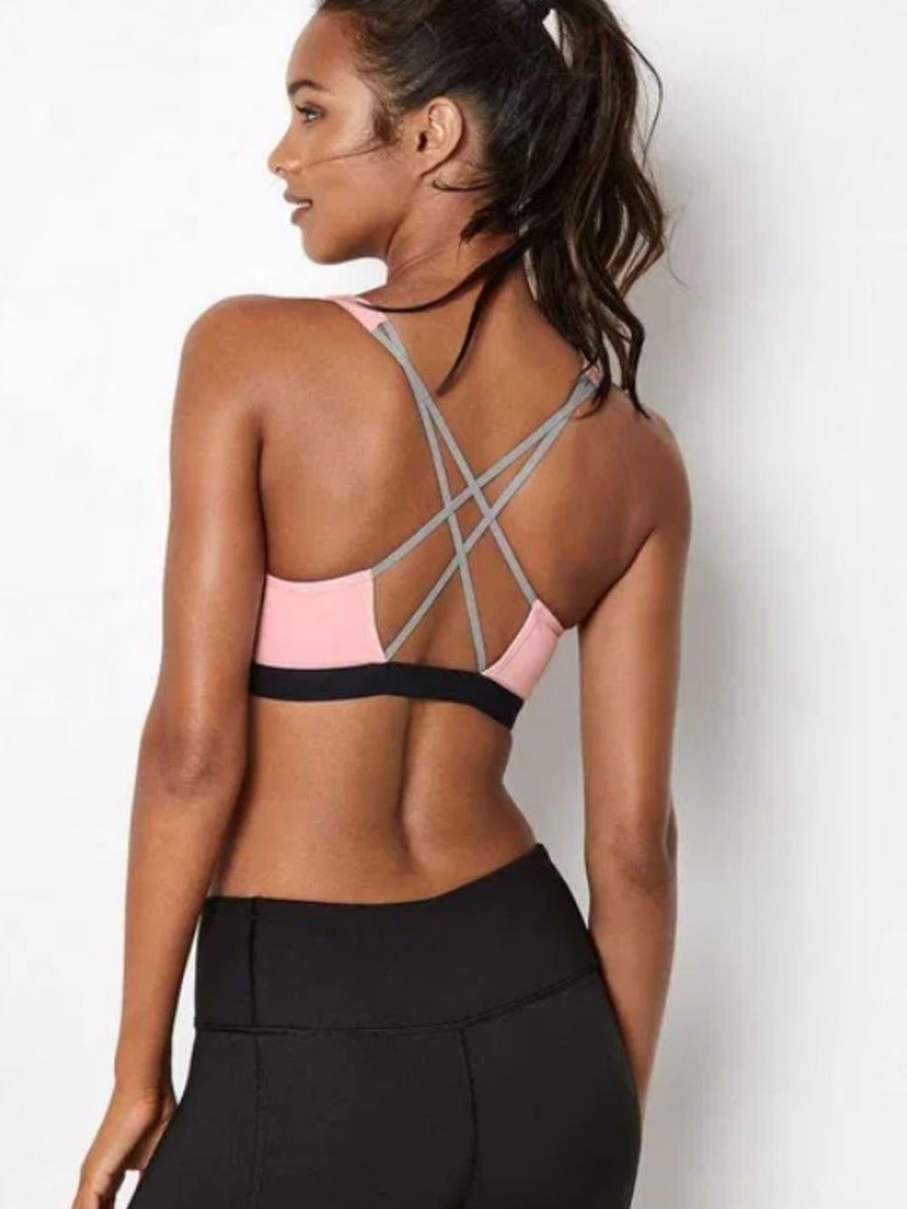 Victoria Secret Knockout Front Zip Sports Bra 38D